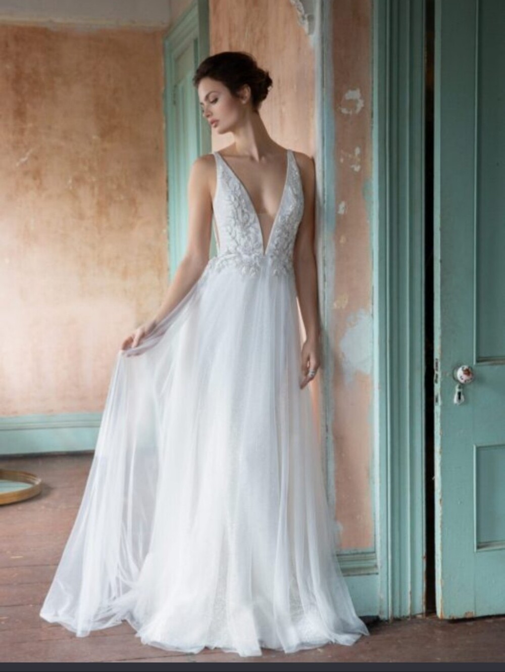 Elegant Lazaro Alma Gown